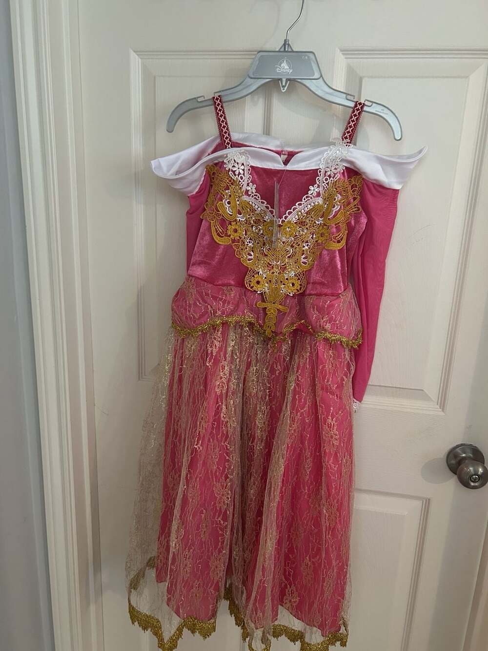Boy And Girl Princess Dress Pink Gold Costume